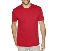 Next Level Apparel Mens Premium Fitted Sueded Crewneck T-Shirt - Red 6410 2XL