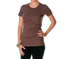 Next Level Apparel Women's CVC Crewneck T-Shirt, Espresso, X-Large