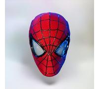 Next Level Cosplay Prop Replica Andrew Garfield The Amazing Spider Interactive Mask with Remote Control Adjustable Moving/Light Up Eyes