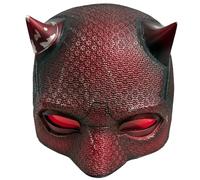 Next Level Cosplay Prop Replica Crimson Vigilante Broken Horns Resin Helmet