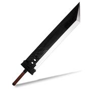 Next Level Cosplay Prop Replica | Final Fantasy VII Cloud Strife Buster Sword | Brown Handle Foam Cosplay Sword | Material PU Foam | Length Approx - 108cm