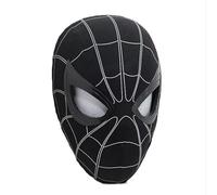 Next Level Cosplay Prop Replica Noir Spider Light Up Interactive Mask with Remote Control Adjustable Eyes