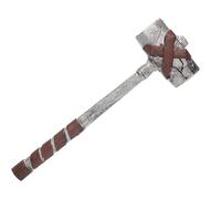 Next Level Cosplay Warrior Sledgehammer Prop | Lightweight Durable Plastic Toy | Halloween & Costume Accessory | Safe for Cosplay and Fancy Dress