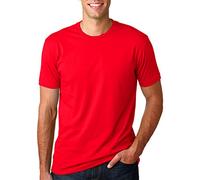 Next Level Mens Cotton Crew - WHITE - XS - (Style # 3600 - Original Label) - Red -