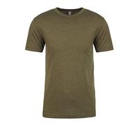 Next Level Mens Tri-Blend Crew Neck T-Shirt (L) (Military Green)