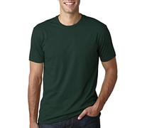 Next Level Next Level Men’ss Premium Fitted Short Sleeve Crew, Men, 3600, Green (Forest Green), Medium