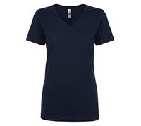 Next Level NL1540 Women's Lightweight V-Neck Jersey T-Shirt - Midnight Navy N1540 XL