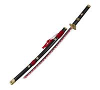 Next Level One Piece Roronoa Zoro Black Enma V.2 Wooden Sword Replica | Cosplay Prop | Wooden Blade | Perfect for Gift Cosplay | Collectors Fans Events | Total length 104 cm
