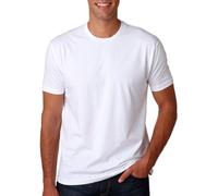 Next Level Premium Fit Extreme Soft Rib Knit Jersey T-Shirt - White -
