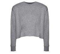 Next Level Womens Long Sleeve Cropped T-Shirt Heather Grey XXL