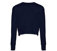 Next Level Womens Long Sleeve Cropped T-Shirt Midnight Navy S