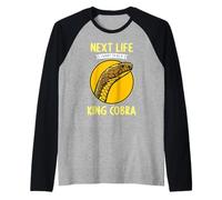 Next Life i Want to be a King Cobra. King Cobras King Cobra Raglan Baseball Tee