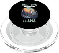 Next Life i want to be a Llama. Llamas Llama PopSockets PopGrip for MagSafe