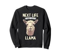 Next Life i want to be a Llama. Llamas Llama Sweatshirt