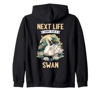 Next Life i want to be a Swan. Swans Swan Zip Hoodie