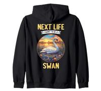 Next Life i want to be a Swan. Swans Swan Zip Hoodie