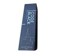 Next-London Men's Code Black Eau de Parfum, Warm & Aromatic, Bergamot Pineapple Cardamom Lavender Cedarwood Amber, 15ml