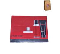Next London Men's Code Red Gift Set, Eau de Parfum 30ml, Hair & Body Wash, Body Spray 100ml