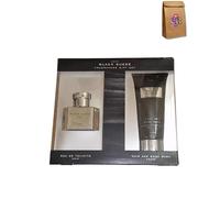 Next-London Men's Signature Gift Set, Black Suede Eau de Toilette 50ml with Hair and Body Wash 200ml