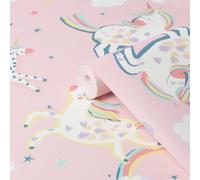 Next Party Unicorn Pink Smooth Wallpaper Sample
