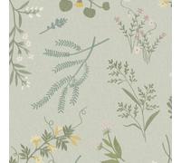 Next Sage Stitch Floral Wallpaper