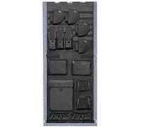 NEXT STATION Gun Safe Door Organizer,Molle Gun Safe Door Panel Organizer with Pistol Holder Mag Pouch, Fit Door Panel Width 18.5 to 24.5inch,Gun Safe Accessories Storage(18W*46.5H inch) (Molle Design)