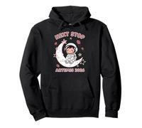 Next Stop Artemis 2026 Lunch Kawaii Astronaut Pastel Moon Pullover Hoodie