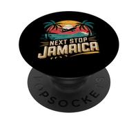 Next Stop Jamaica Reggae Jamaican Family Flag Trip PopSockets Adhesive PopGrip