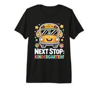 Next Stop Kindergarten Graduation School Bus Kids Boys Girls Premium T-Shirt