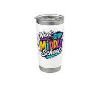 Next Stop Middle School Elementary School Graduation 2026 Stainless Steel Insulated Tumbler