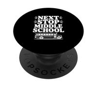 Next Stop Middle School School Bus Adventure Fun PopSockets Adhesive PopGrip