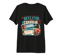 Next Stop The Caribbean Island Vacation Premium T-Shirt