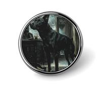 Next to The Table Lapel Pin Durable Metal Round Brooch Pins Lightweight & Elegant Badge for Shirts, Jackets, Backpack & Gifts