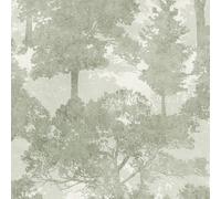 Next Trailing Trees Wallpaper - Sage - 10m