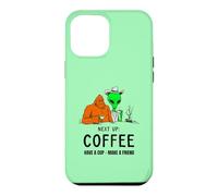 Next: Up Coffee Bigfoot Alien Cowboy Funny Cryptid Tee Case for iPhone 12 Pro Max