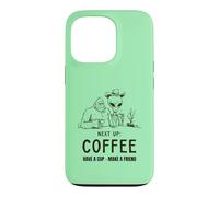 Next: Up Coffee Bigfoot Alien Cowboy Funny Cryptid Tee Case for iPhone 13 Pro