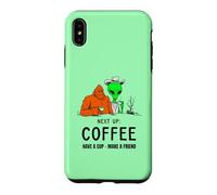 Next: Up Coffee Bigfoot Alien Cowboy Funny Cryptid Tee Case for iPhone XS Max