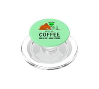 Next: Up Coffee Bigfoot Alien Cowboy Funny Cryptid Tee PopSockets PopGrip for MagSafe