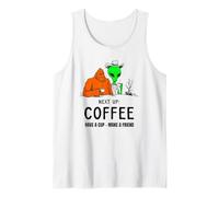 Next: Up Coffee Bigfoot Alien Cowboy Funny Cryptid Tee Tank Top