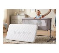 Next2Me Compatible Mattress Wedge for Chicco & Tutti Bambini Next to Me Crib - Washable Hypo-Allergenic, Removable Quilted Cover, Extra Thick 3 Inch