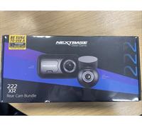 Nextbase 222XR Dash Cam Front and Rear Bundle - Full 1080p/30fps HD Recording, 140° 6 Lane View - Intelligent Parking Mode, Polarising Filter Compatible, G-Sensor Motion Detection - Car Accessories