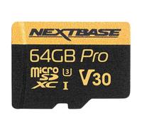 Nextbase 64GB U3 Micro SD Card - Includes Micro SD-to-SD Adapter - Ultra High Speed Memory Card Compatible with Series 1 and 2 Nextbase Dash Cam Range - Dash Camera Accessories