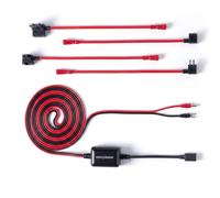 Nextbase Piqo Pro Install Hardwire Kit for Piqo Dash Cams | Enables Smart Parking, Battery Voltage Protection, Blue LED Indicator, 1m Cable and 12-24V Compatibility