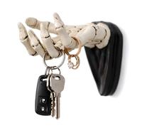 NextBatch Skeleton Keys and Ring Holder Spooky Scary Funny Wall Mounted Multi Purpose Hook for Jewelry, Bracelet, Handbags, Home Organizer