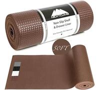 NextClimb Shelf Liner, Drawer Liner & Kitchen Cabinet Liner - Thick Waterproof Rubber Refrigerator Liners, Fridge Mat, Wire Shelf Cover for Dresser, Pantry, Bathroom, Closet & Toolbox