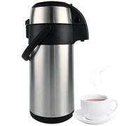 Nextday Catering Equipment Supplies UK Pump Action Airpot 5 Litre Flask for Hot and Cold Beverage Pump Dispenser Hot and Cold Coffee / Tea