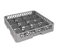 Nextday Catering F612 Glass Rack, 16 Compartments, 110 mm