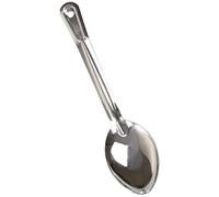 Vogue Serving Spoon 280 mm/11 inch, Stainless Steel, Hooked Handle for Hanging Storage, Dishwasher Safe, Portion Control Serving Spoon, J628