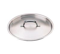 Nextday Catering M952 Vogue Stainless Steel Lid, 320 mm Diameter, White