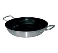 Nextday Catering T368 Paella Pan, 350 mm Diameter, Heavy Duty Aluminium, Non-Stick